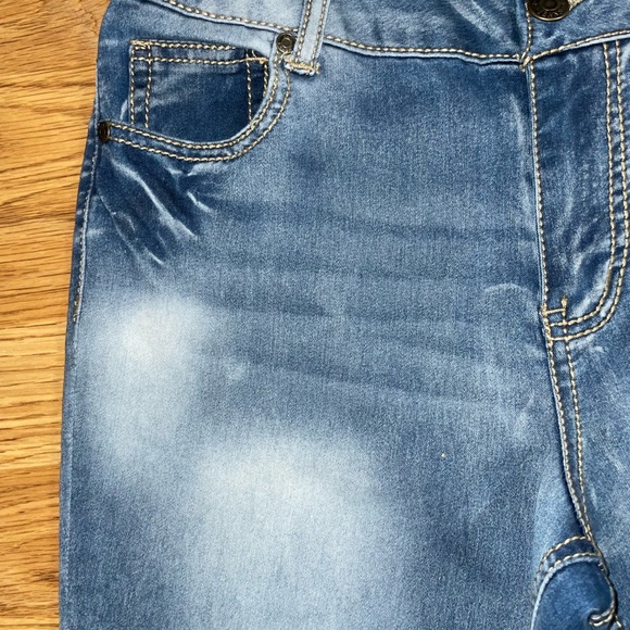 Cato Premium Denim Skinny Jeans Women’s 12 Distressed Medium Wash - Picture 3 of 14